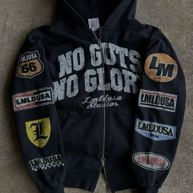 NO GUTS NO GLORY hoodie